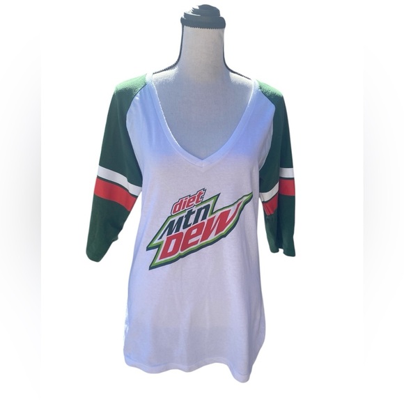 Diet Mountain Dew Dale Earnhardt Junior SZ L - Picture 1 of 5